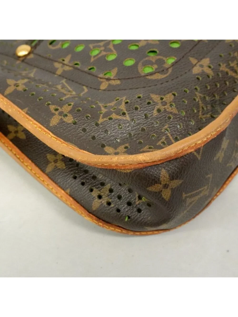 Louis Vuitton Shoulder Bag Monogram Perfo Musette Vert
